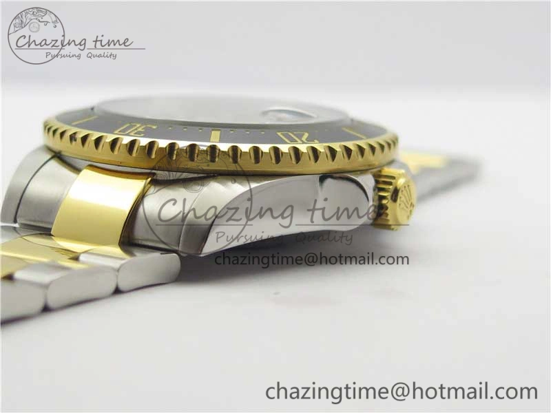 Sea-Dweller Two Tone SS YG 126603 D1F Best Edition Black Dial on SS YG Bracelet A2824