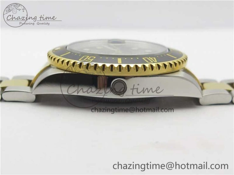 Sea-Dweller Two Tone SS YG 126603 D1F Best Edition Black Dial on SS YG Bracelet A2824