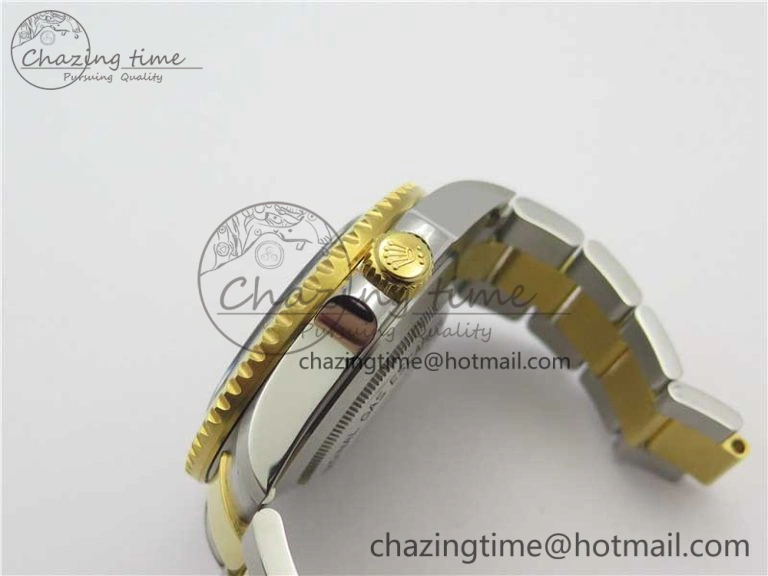 Sea-Dweller Two Tone SS YG 126603 D1F Best Edition Black Dial on SS YG Bracelet A2824