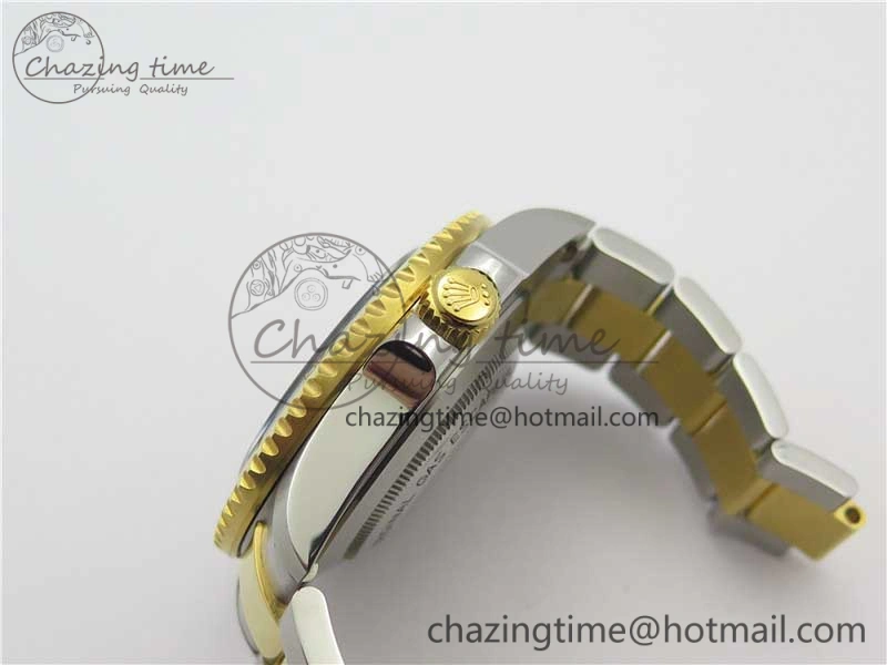 Sea-Dweller Two Tone SS YG 126603 D1F Best Edition Black Dial on SS YG Bracelet A2824