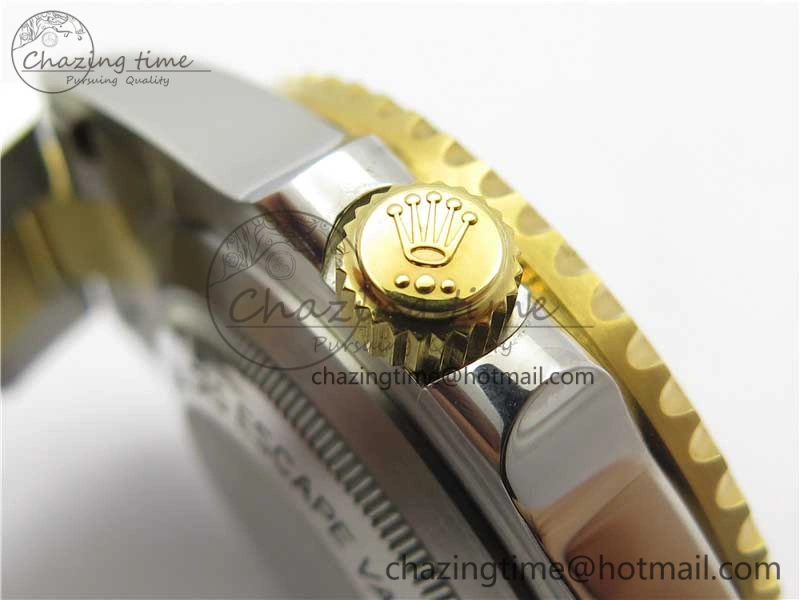 Sea-Dweller Two Tone SS YG 126603 D1F Best Edition Black Dial on SS YG Bracelet A2824