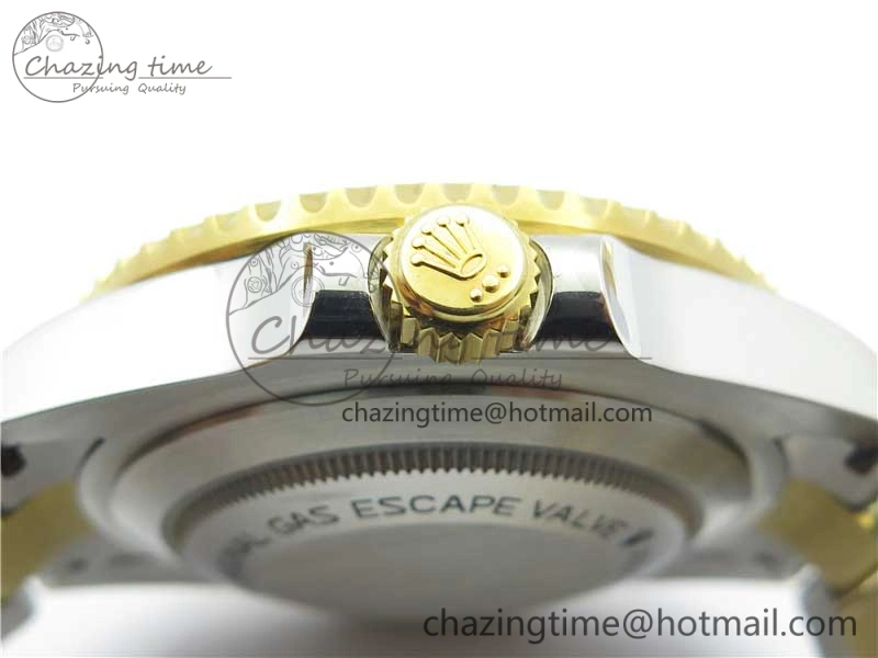 Sea-Dweller Two Tone SS YG 126603 D1F Best Edition Black Dial on SS YG Bracelet A2824