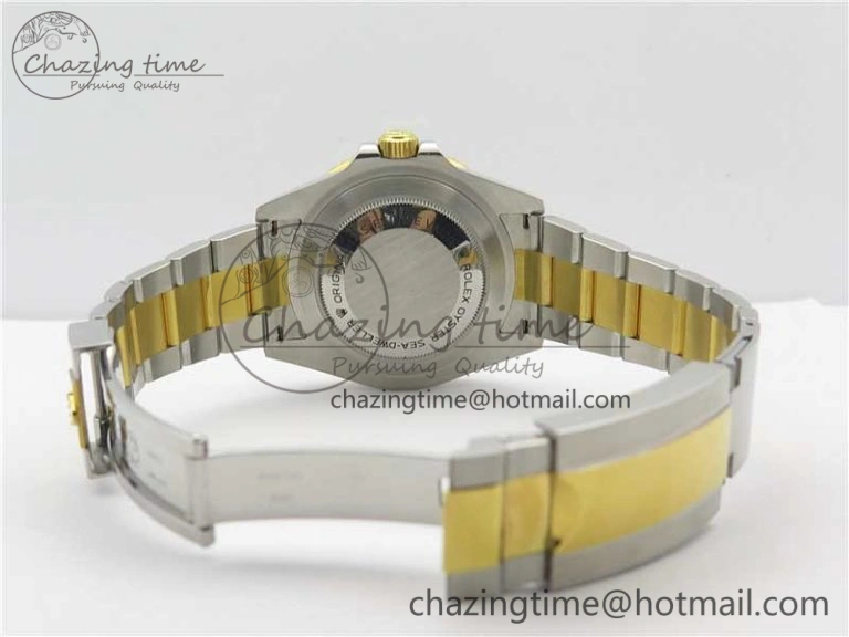 Sea-Dweller Two Tone SS YG 126603 D1F Best Edition Black Dial on SS YG Bracelet A2824