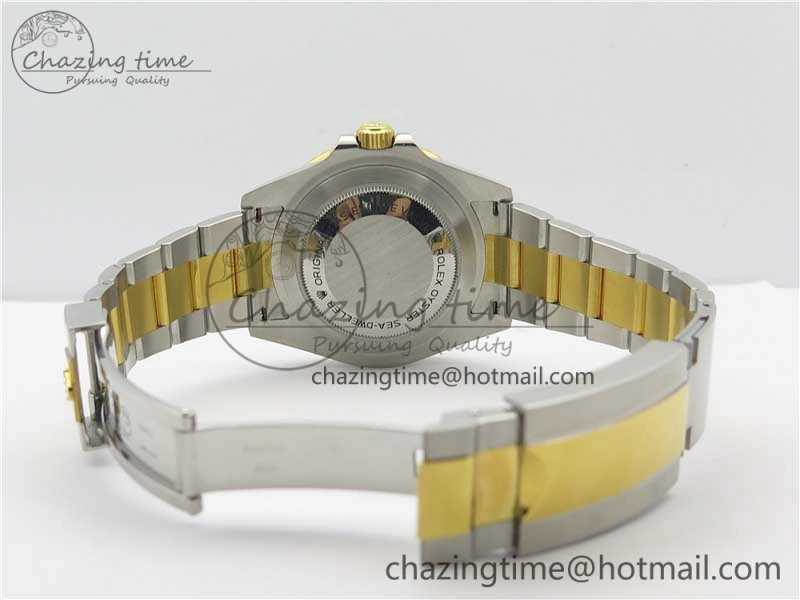 Sea-Dweller Two Tone SS YG 126603 D1F Best Edition Black Dial on SS YG Bracelet A2824