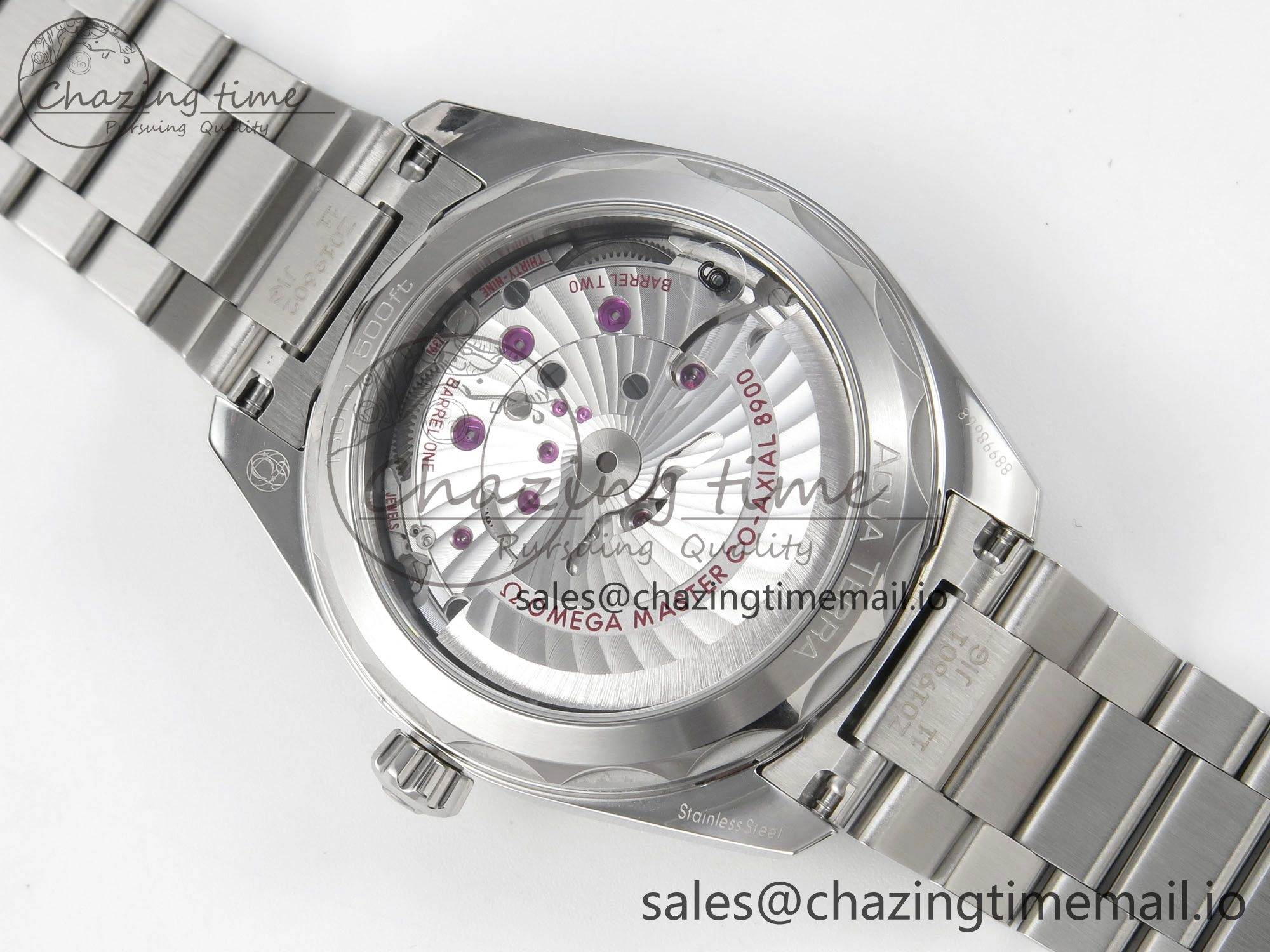 Seamaster 150M SS VSF 1:1 Best Edition Turquoise Blue Dial on SS Bracelet A8900 Super Clone