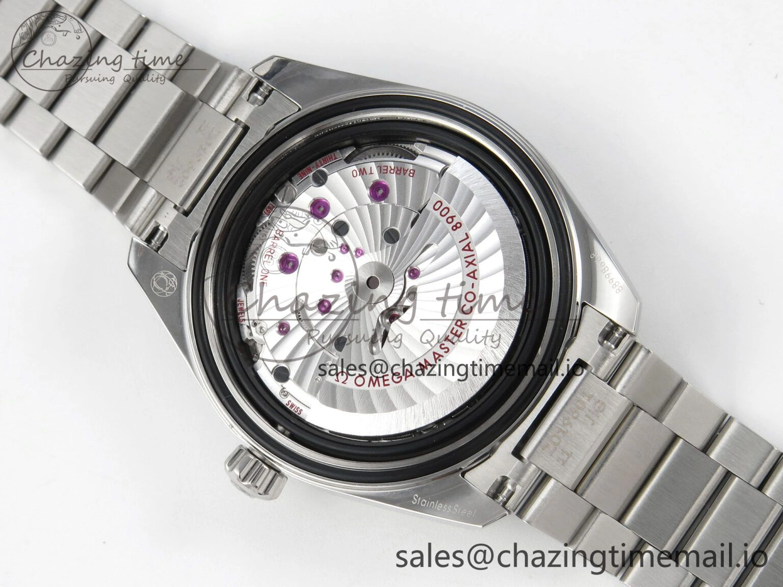 Seamaster 150M SS VSF 1:1 Best Edition Turquoise Blue Dial on SS Bracelet A8900 Super Clone