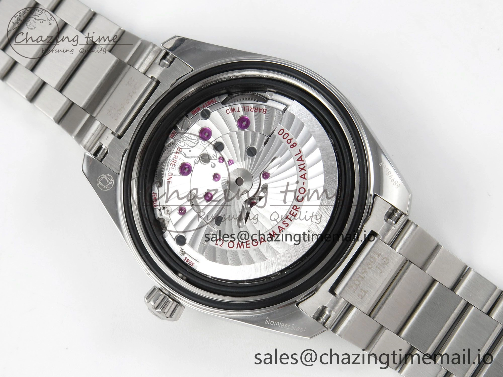 Seamaster 150M SS VSF 1:1 Best Edition Turquoise Blue Dial on SS Bracelet A8900 Super Clone