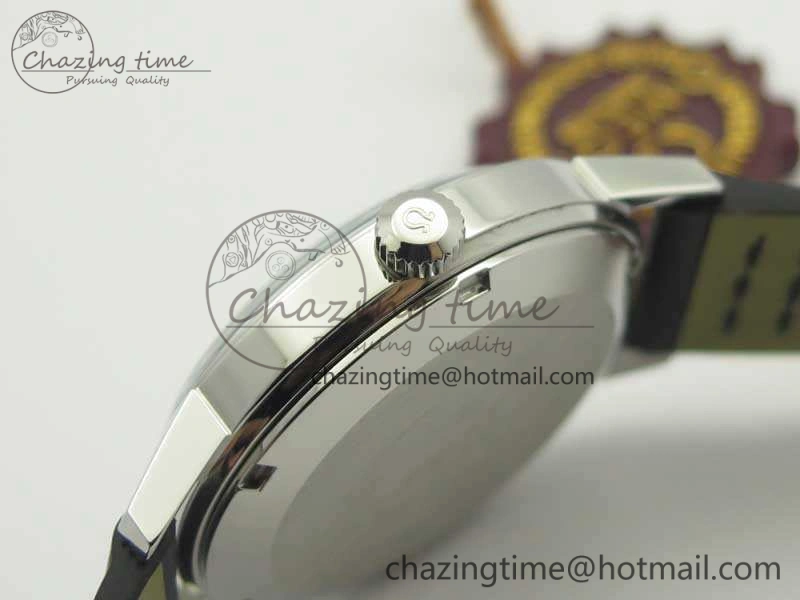 Seamaster 30 1962 SS TW Best Edition Black Dial On Leather Strap MIYOTA8215