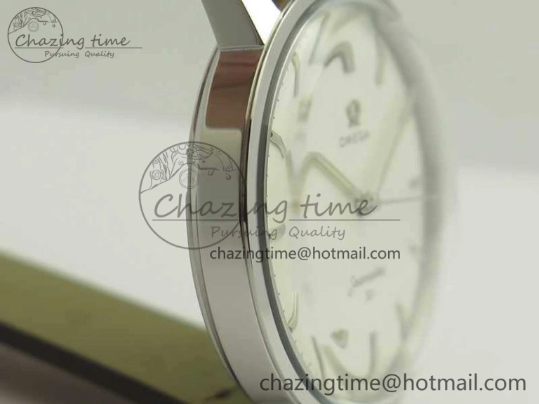 Seamaster 30 1962 SS TW Best Edition White Dial On Leather Strap MIYOTA8215
