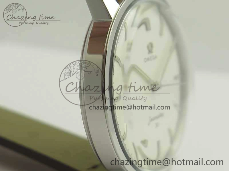 Seamaster 30 1962 SS TW Best Edition White Dial On Leather Strap MIYOTA8215