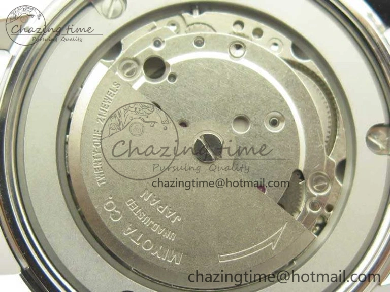 Seamaster 30 1962 SS TW Best Edition White Dial On Leather Strap MIYOTA8215