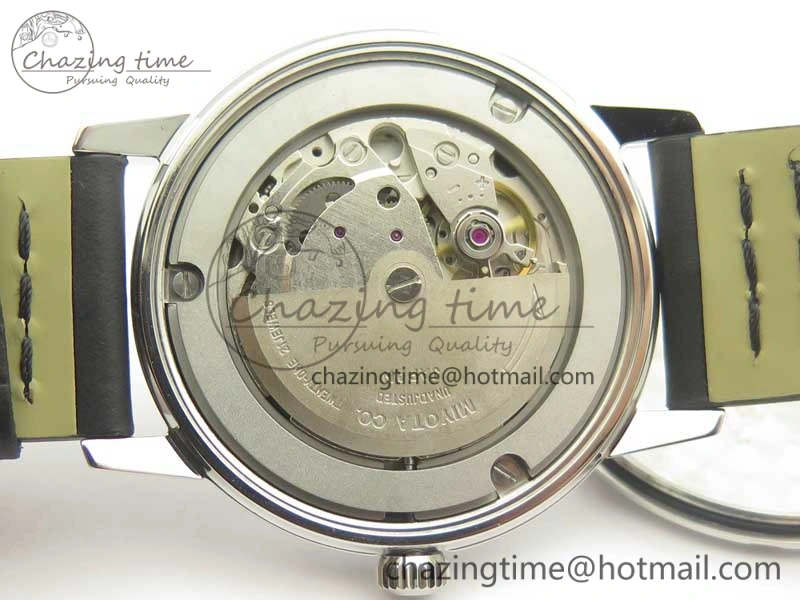 Seamaster 30 1962 date SS TW Best Edition White Dial Silver Markers On Black Leather Strap MIYOTA 8215