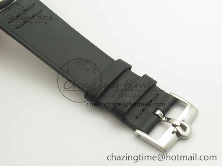 Seamaster 30 1962 date SS TW Best Edition White Dial Silver Markers On Black Leather Strap MIYOTA 8215