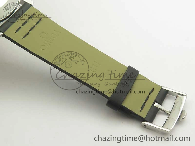 Seamaster 30 1962 date SS TW Best Edition White Dial Silver Markers On Black Leather Strap MIYOTA 8215