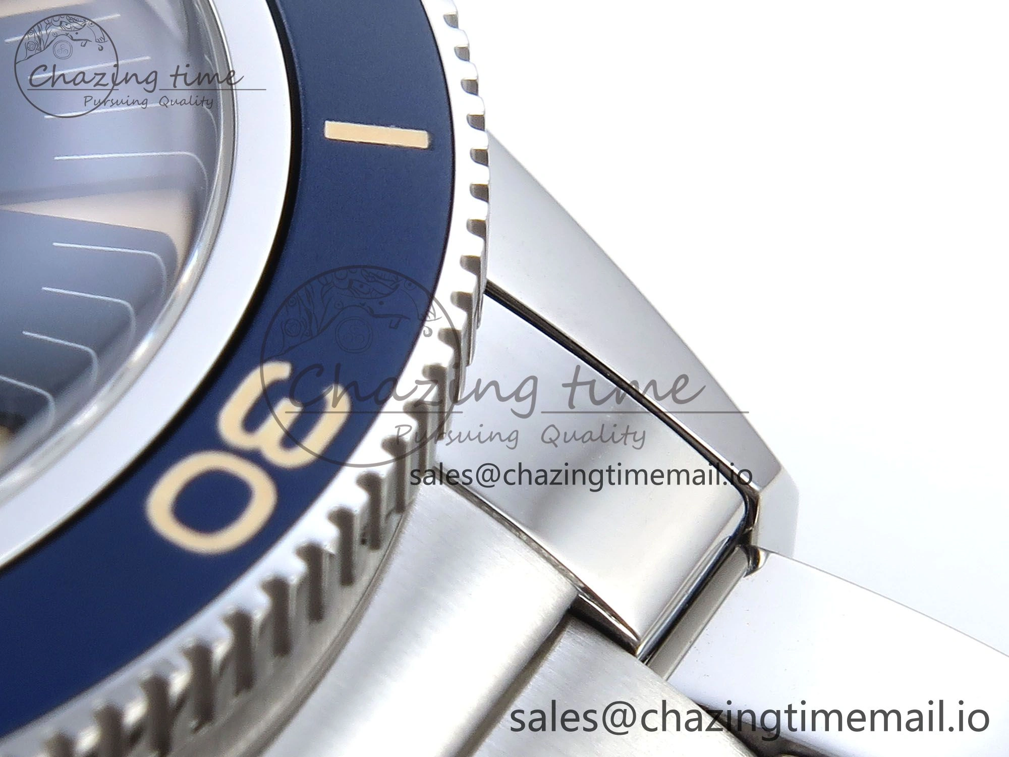 Seamaster 300 Heritage SS VSF 1:1 Best Edition Blue Dial on SS Bracelet A8912