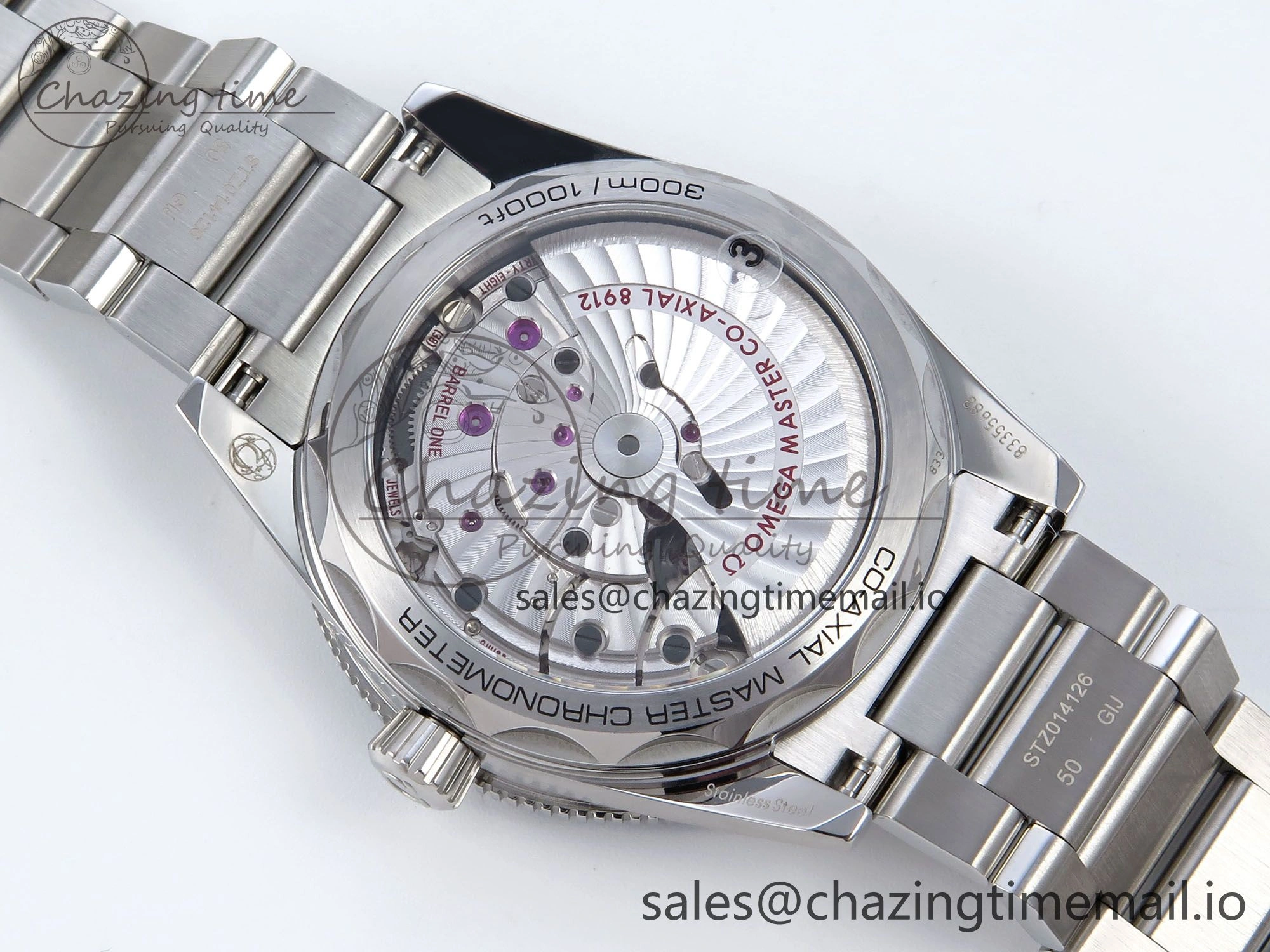 Seamaster 300 Heritage SS VSF 1:1 Best Edition Blue Dial on SS Bracelet A8912