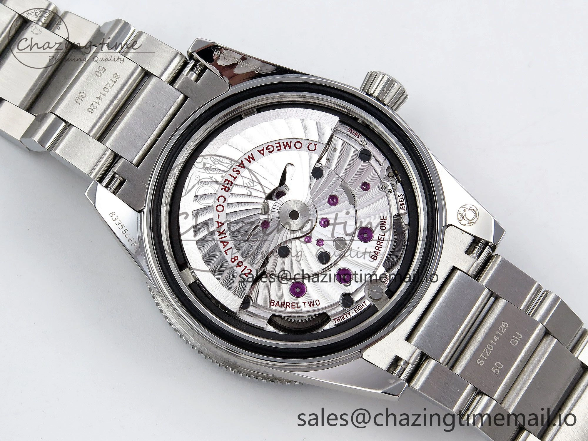 Seamaster 300 Heritage VSF 1:1 Best Edition Black Dial on SS Bracelet A8912 Super Clone