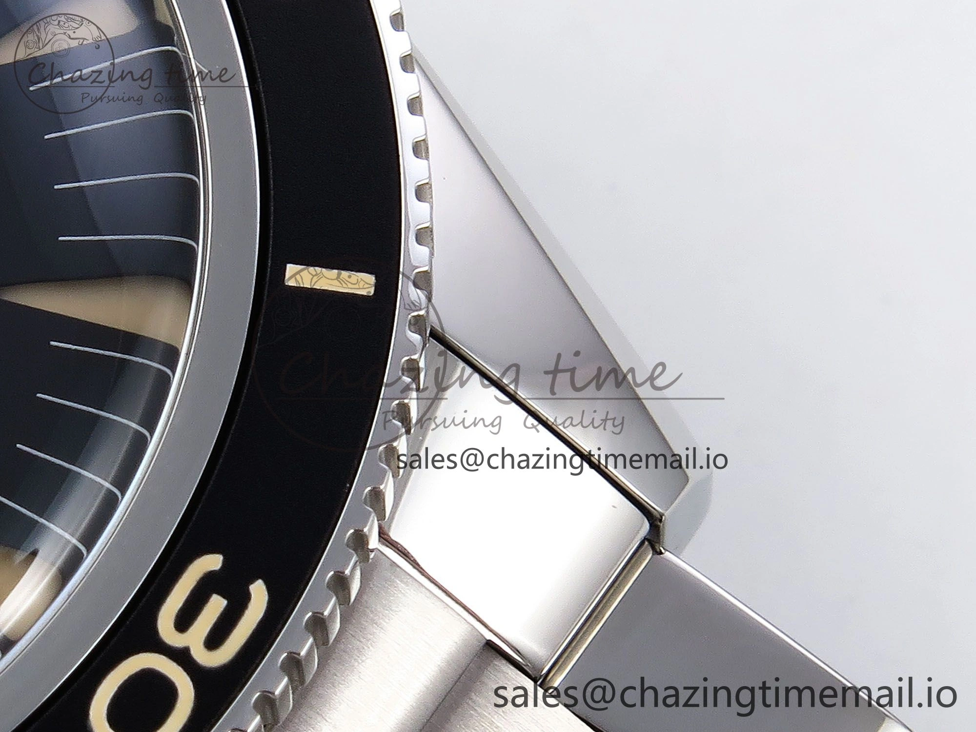 Seamaster 300 Heritage VSF 1:1 Best Edition Black Dial on SS Bracelet A8912 Super Clone