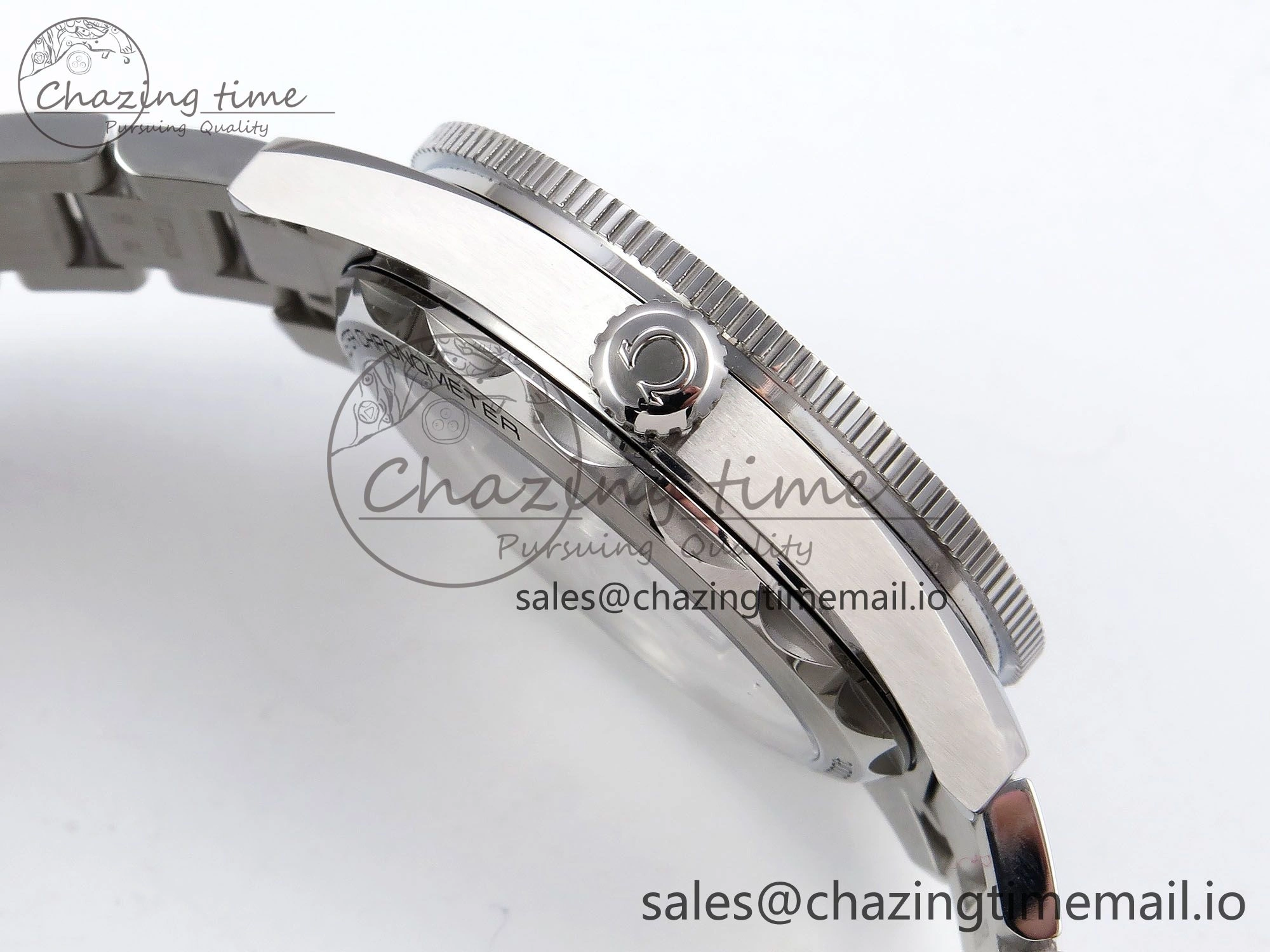 Seamaster 300 Heritage VSF 1:1 Best Edition Black Dial on SS Bracelet A8912 Super Clone