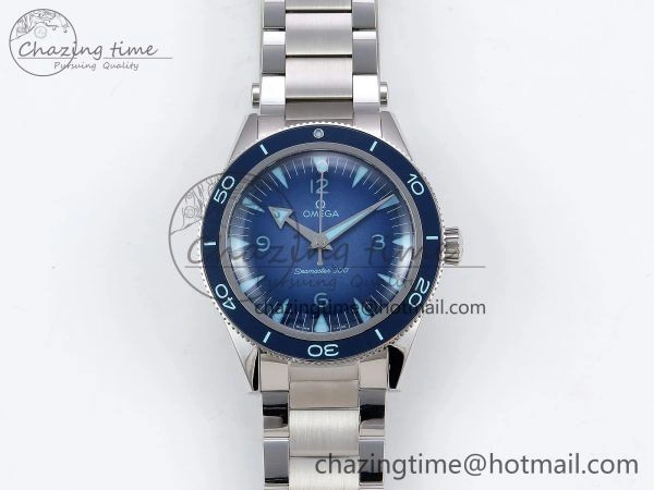 Seamaster 300 Heritage VSF 1:1 Best Edition Blue Dial on SS Bracelet A8912 Super Clone