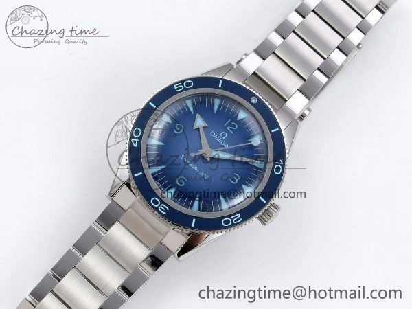 Seamaster 300 Heritage VSF 1:1 Best Edition Blue Dial on SS Bracelet A8912 Super Clone