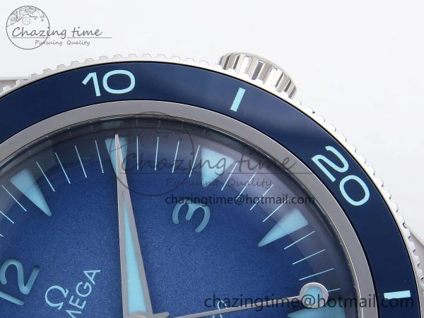Seamaster 300 Heritage VSF 1:1 Best Edition Blue Dial on SS Bracelet A8912 Super Clone