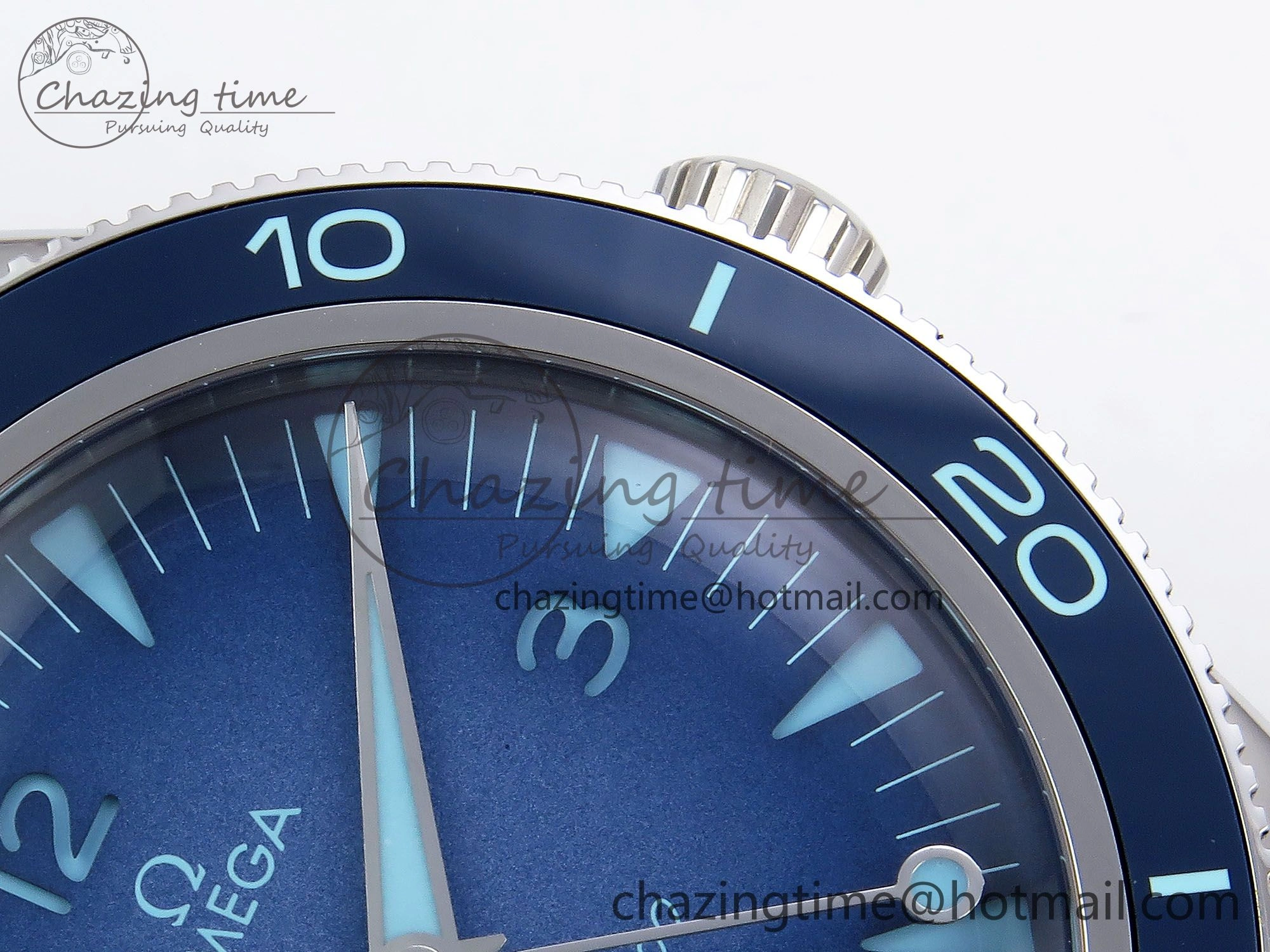 Seamaster 300 Heritage VSF 1:1 Best Edition Blue Dial on SS Bracelet A8912 Super Clone