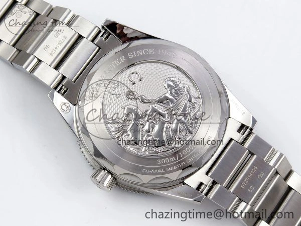 Seamaster 300 Heritage VSF 1:1 Best Edition Blue Dial on SS Bracelet A8912 Super Clone