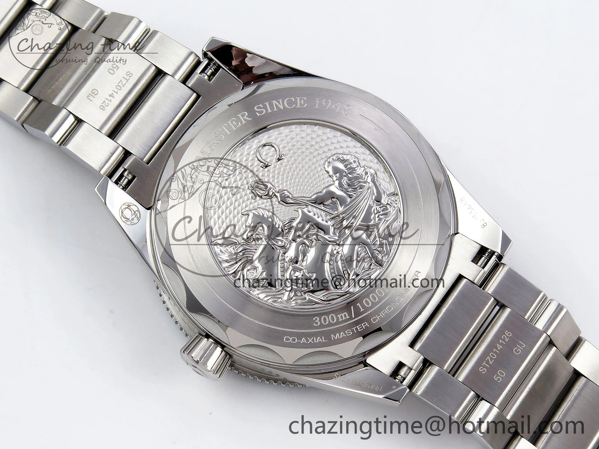 Seamaster 300 Heritage VSF 1:1 Best Edition Blue Dial on SS Bracelet A8912 Super Clone