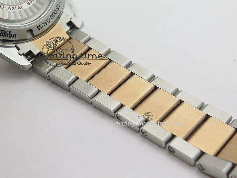 Seamaster 300 Master Co-Axial Liquidmetal V6F Best Edition RG Bezel On SS RG Bracelet A8400 (Free Nylon Strap)