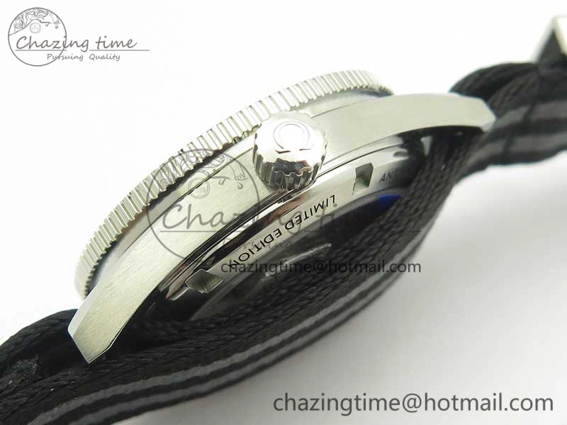 Seamaster 300 Master Spectre SS MKS Best Edition Black Dial On Nylon Strap A8400
