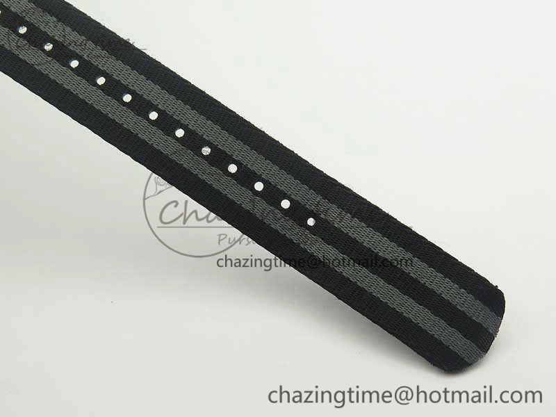 Seamaster 300 Master Spectre SS MKS Best Edition Black Dial On Nylon Strap A8400