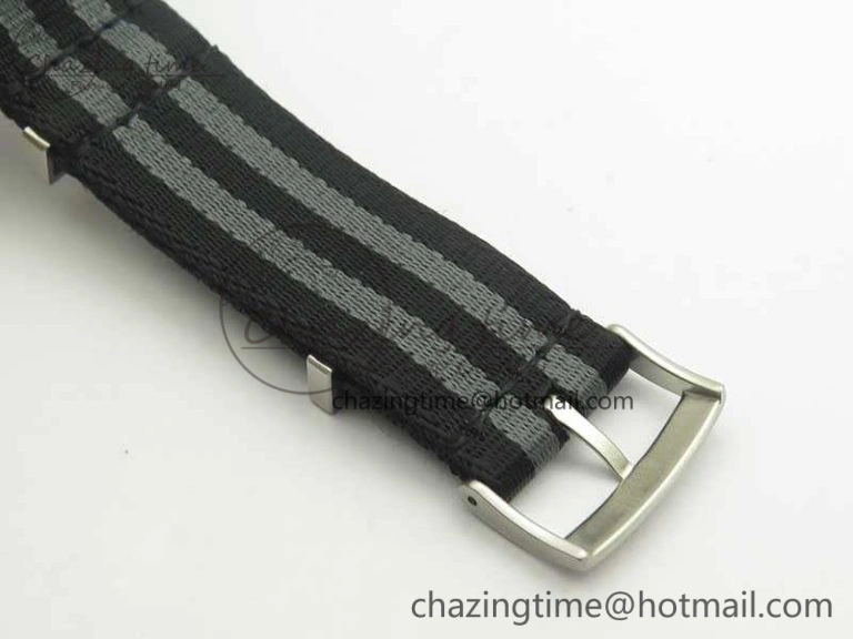Seamaster 300 Master Spectre SS MKS Best Edition Black Dial On Nylon Strap A8400
