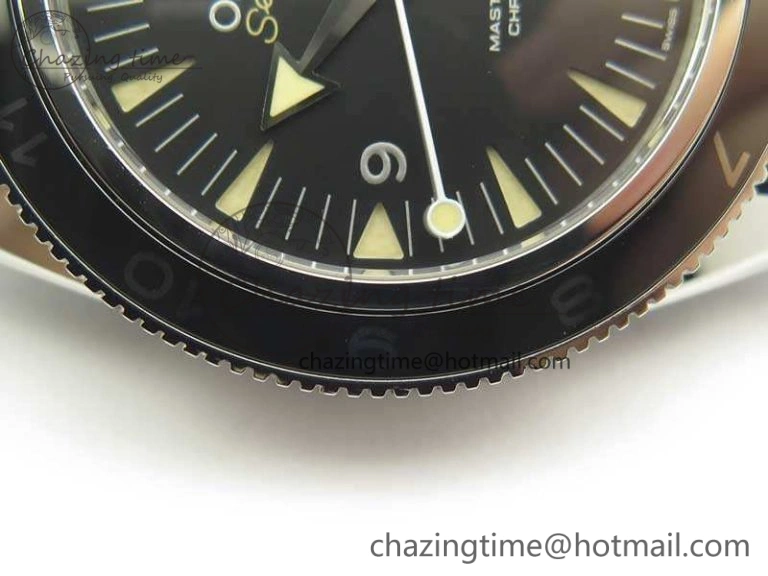 Seamaster 300 Master Spectre SS MKS Best Edition Black Dial On Nylon Strap A8400