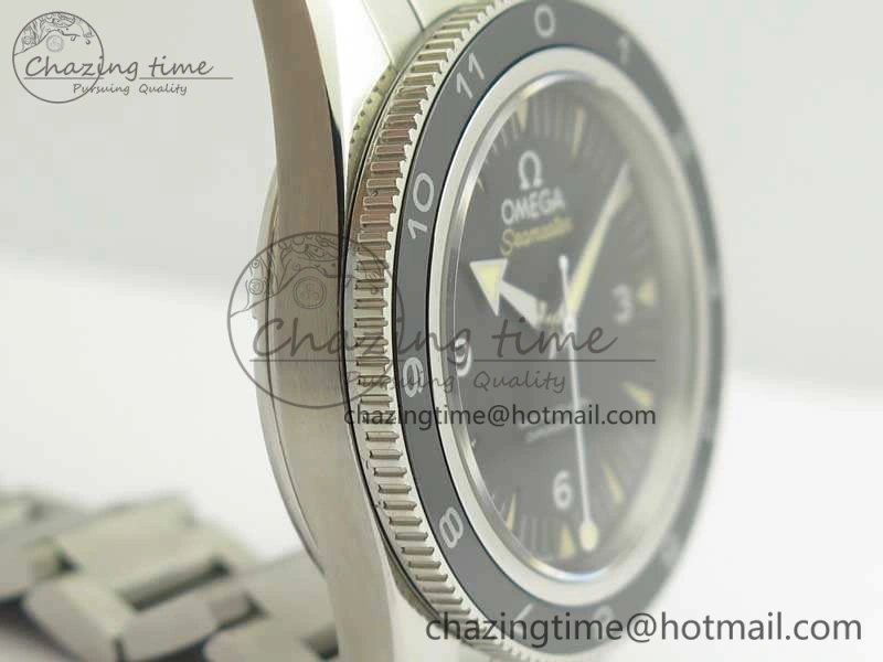 Seamaster 300 Master Spectre SS MKS Best Edition Black Dial On SS Bracelet A8400