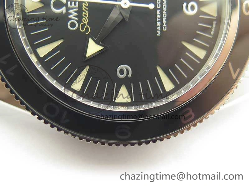 Seamaster 300 Master Spectre SS MKS Best Edition Black Dial On SS Bracelet A8400