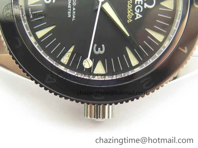 Seamaster 300 Master Spectre SS MKS Best Edition Black Dial On SS Bracelet A8400
