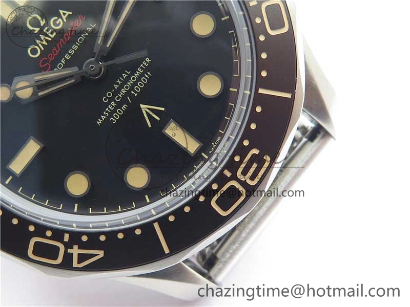 Seamaster 300 “No Time to Die” Limited Edition ORF 1:1 Best Edition on SS Mesh Bracelet A8806 (Free Nato Strap)