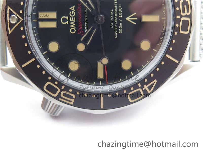 Seamaster 300 “No Time to Die” Limited Edition ORF 1:1 Best Edition on SS Mesh Bracelet A8806 (Free Nato Strap)