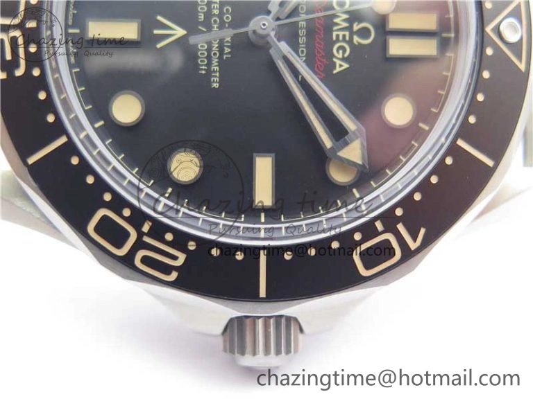 Seamaster 300 “No Time to Die” Limited Edition ORF 1:1 Best Edition on SS Mesh Bracelet A8806 (Free Nato Strap)