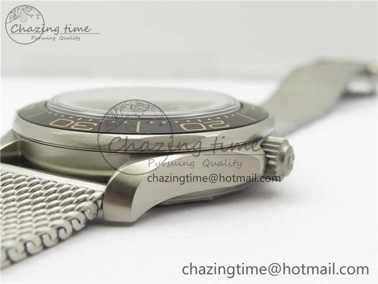 Seamaster 300 “No Time to Die” Limited Edition ORF 1:1 Best Edition on SS Mesh Bracelet A8806 (Free Nato Strap)