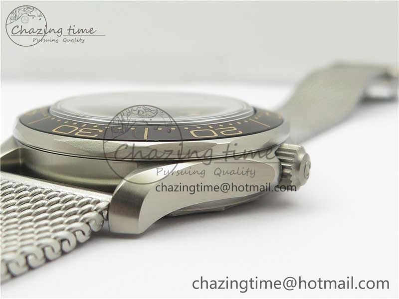 Seamaster 300 “No Time to Die” Limited Edition ORF 1:1 Best Edition on SS Mesh Bracelet A8806 (Free Nato Strap)
