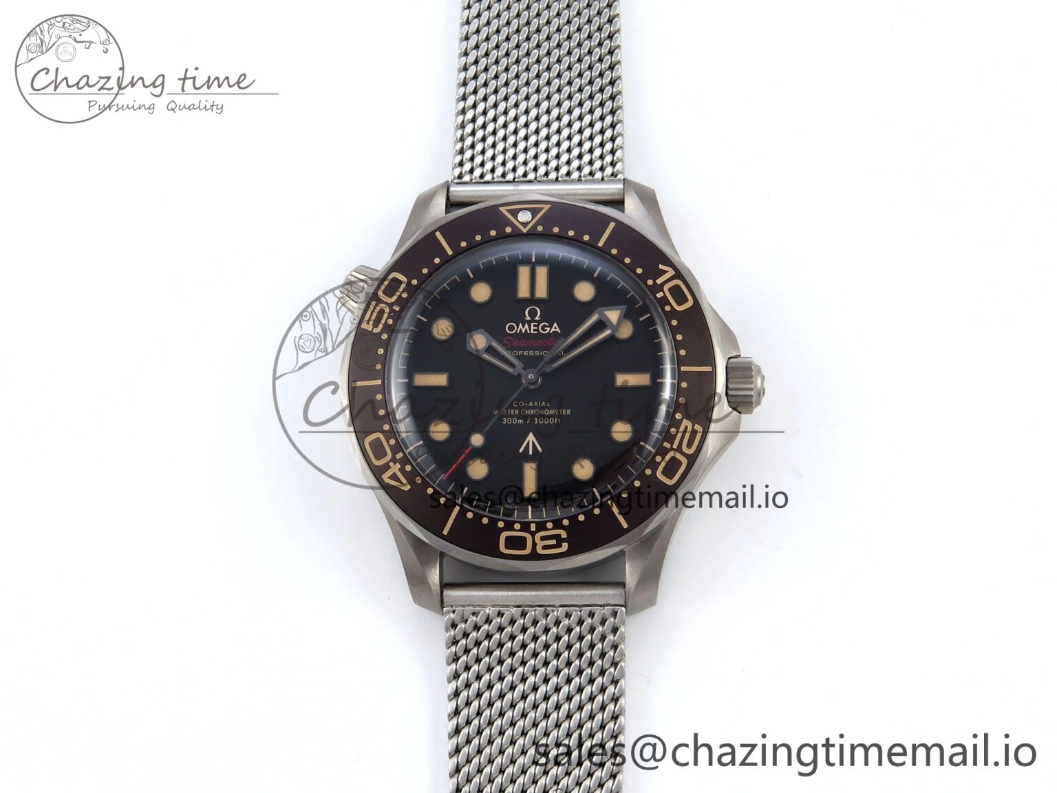 Seamaster 300 “No Time to Die” Limited Edition VSF 1:1 Best Edition on SS Mesh Bracelet A8806(Free Nato) V4