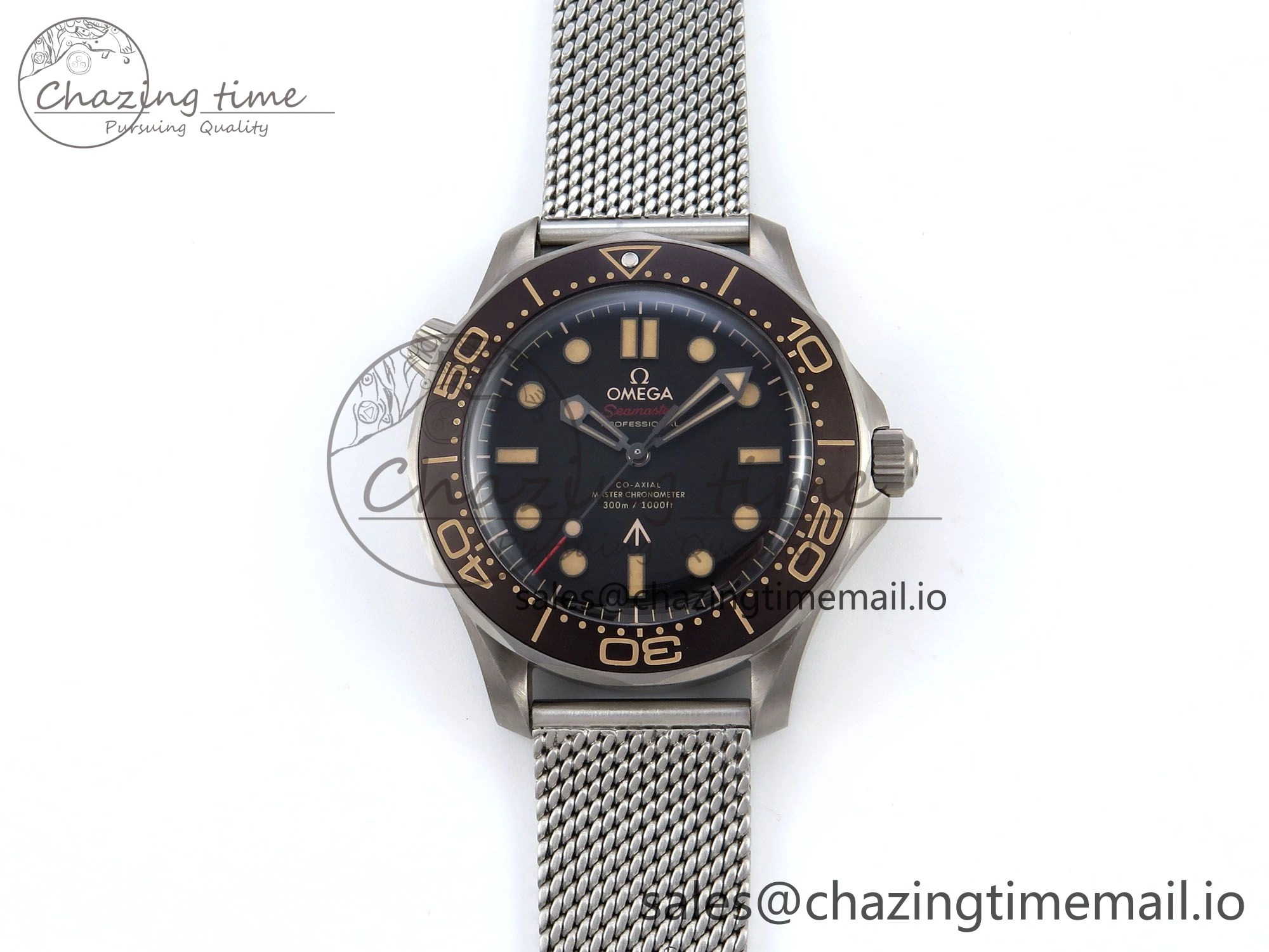 Seamaster 300 “No Time to Die” Limited Edition VSF 1:1 Best Edition on SS Mesh Bracelet A8806(Free Nato) V4