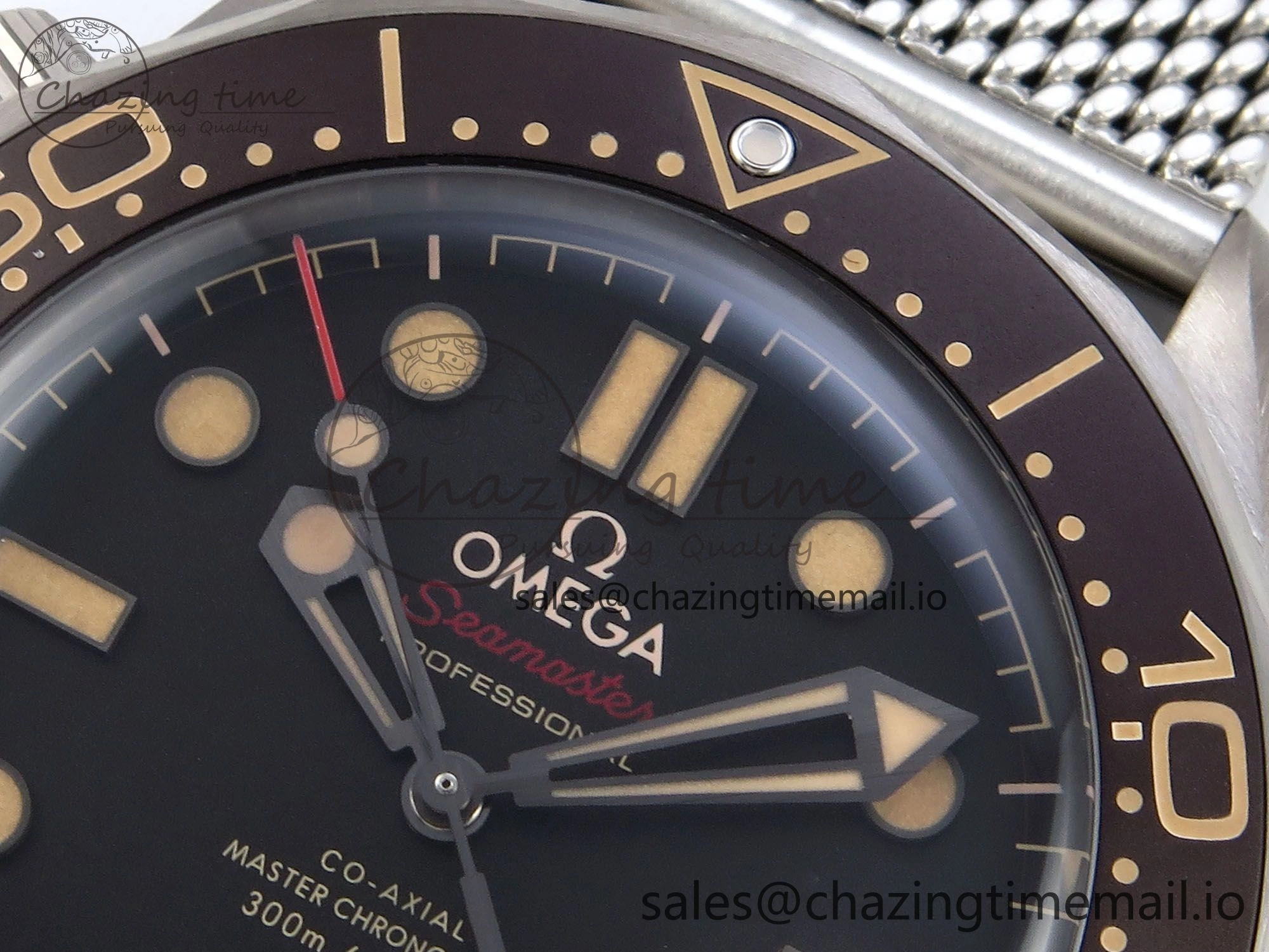 Seamaster 300 “No Time to Die” Limited Edition VSF 1:1 Best Edition on SS Mesh Bracelet A8806(Free Nato) V4