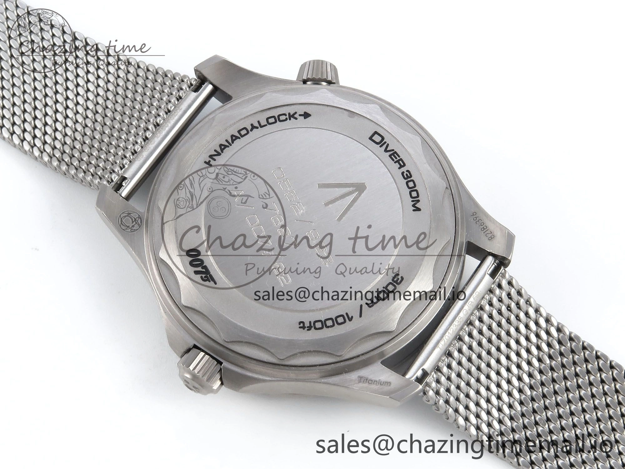 Seamaster 300 “No Time to Die” Limited Edition VSF 1:1 Best Edition on SS Mesh Bracelet A8806(Free Nato) V4