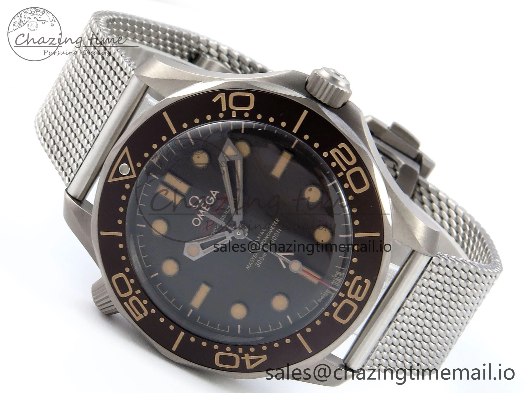 Seamaster 300 “No Time to Die” Limited Edition VSF 1:1 Best Edition on SS Mesh Bracelet A8806(Free Nato) V4