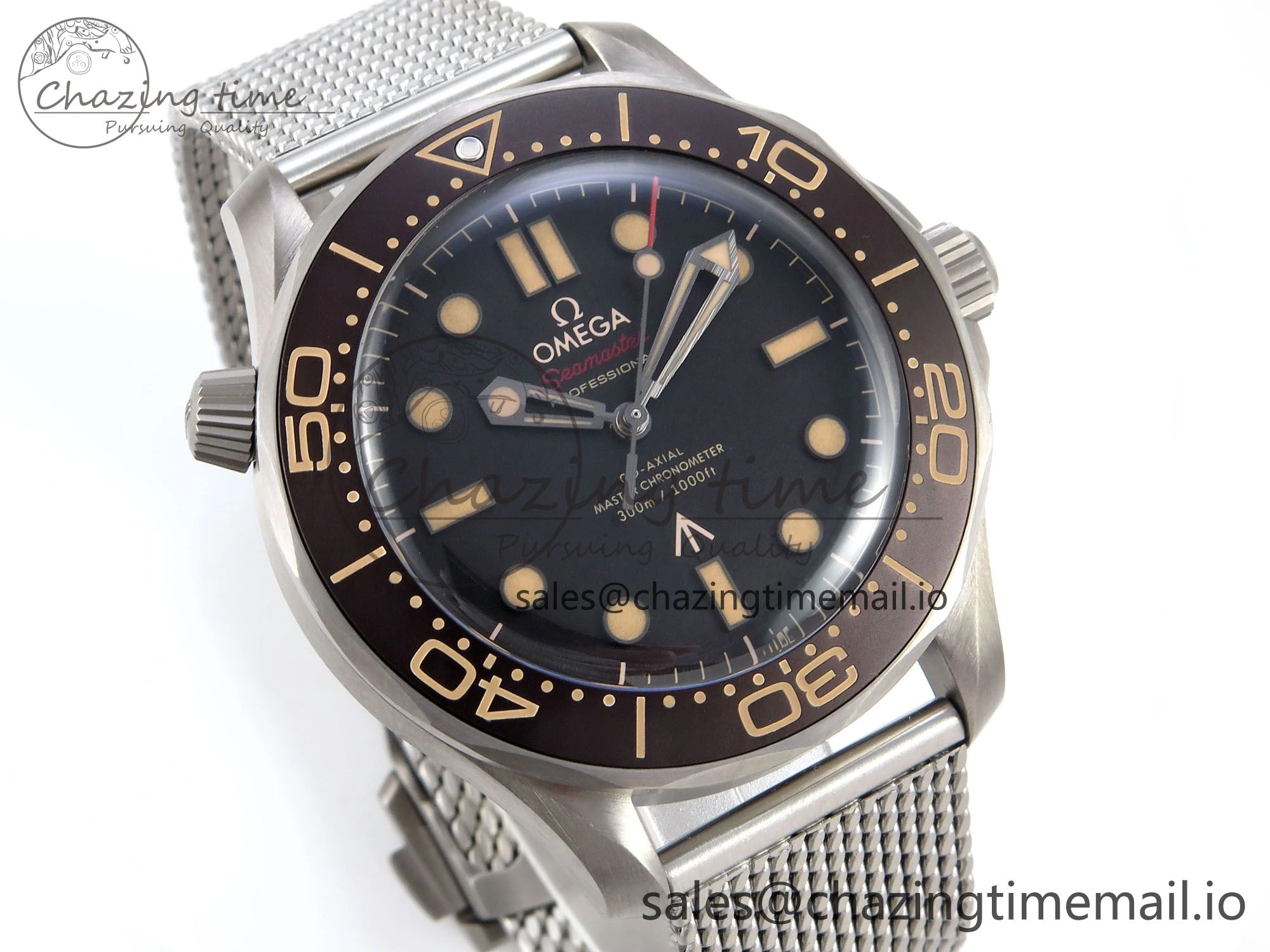 Seamaster 300 “No Time to Die” Limited Edition VSF 1:1 Best Edition on SS Mesh Bracelet A8806(Free Nato) V4