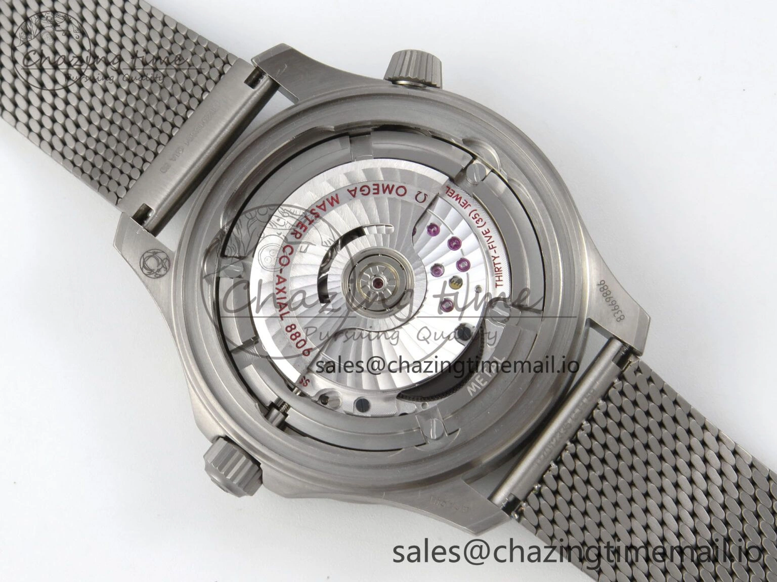 Seamaster 300 “No Time to Die” V6 Titanium VSF 1:1 Best Edition On Titanium Mesh Bracelet A8806 (Free Nato)