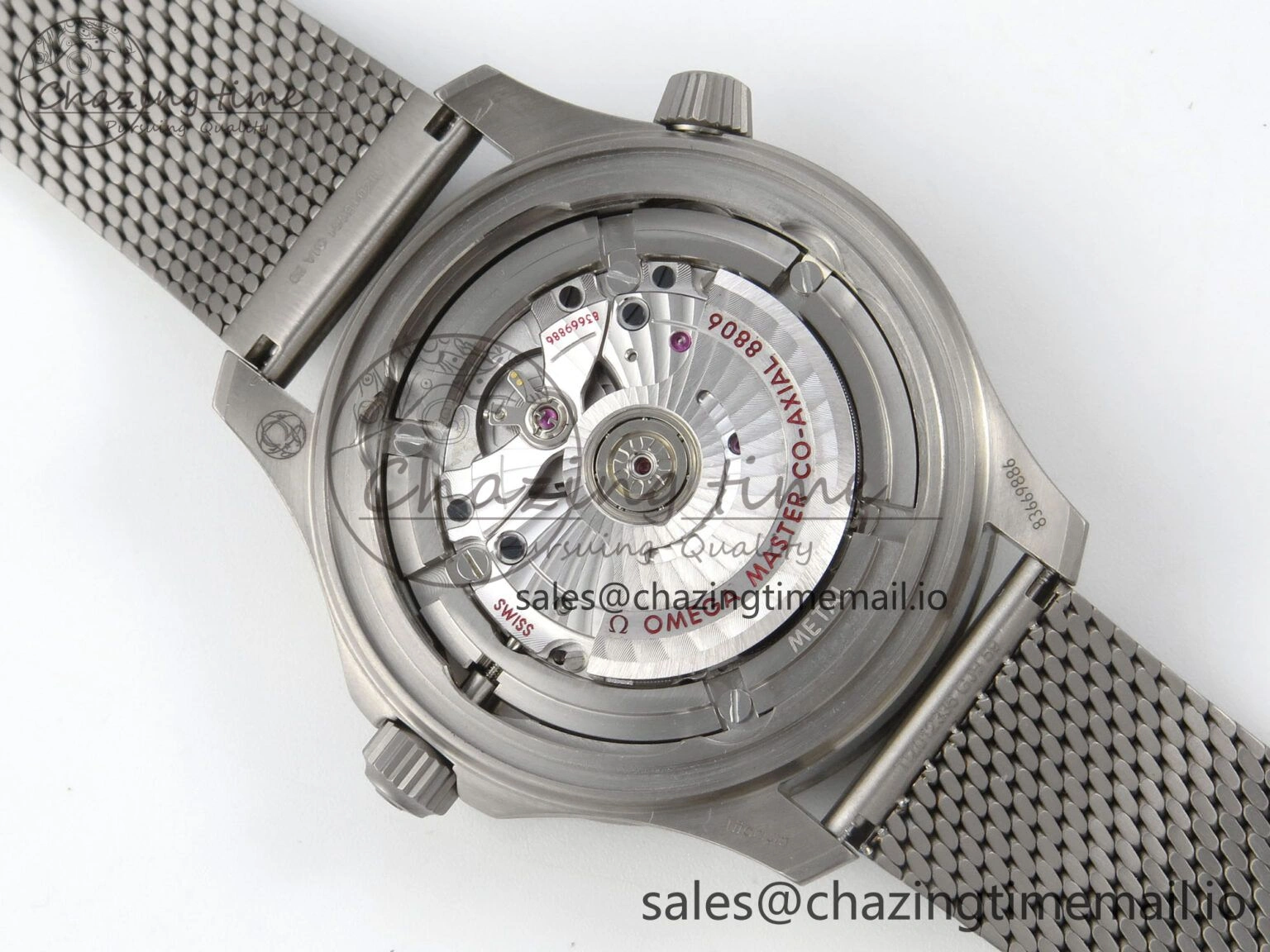 Seamaster 300 “No Time to Die” V6 Titanium VSF 1:1 Best Edition On Titanium Mesh Bracelet A8806 (Free Nato)